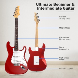 Ensemble de guitare électrique 39 pouces