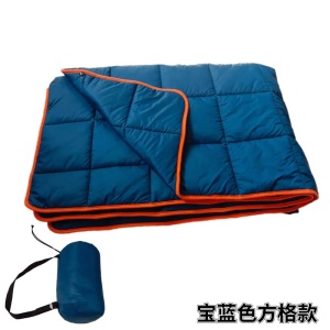 FENGBAO Couverture de camping  en duvet  avec bouton-poussoir imperméable