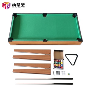 NADIYI Table de billard pour enfants avec pieds hauts en bois