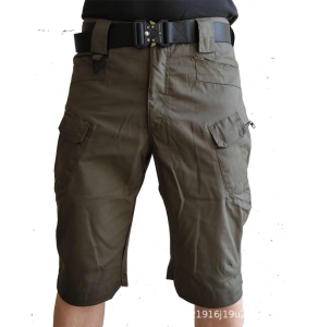 Shorts d'extérieur imperméables à carreaux tissu respirant