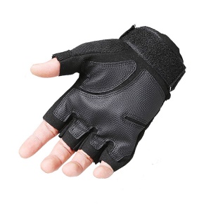 MADIANRUI Gants de protection extérieure en coque rigide demi-doigt