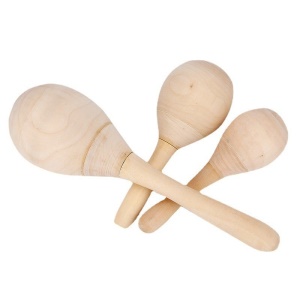 Maracas pour enfants Jouets éducatifs en bois