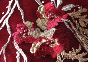 TIANSHIJIAYI Robe de soirée en filet rouge