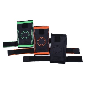 JIELIZHE Genouillère en nylon strap de pression tricoté