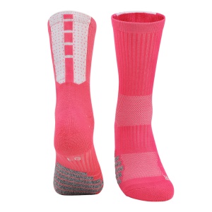 LINGTU  Chaussettes de sport avec mousse filetée à rayures antidérapantes