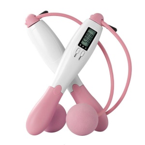 Corde à sauter  sans fil  réglable en longueur avec compteur