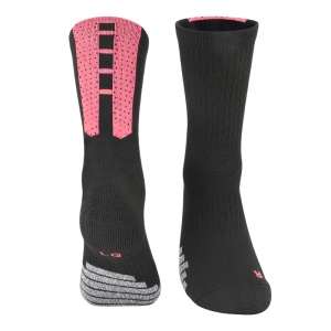 LINGTU  Chaussettes de sport avec mousse filetée à rayures antidérapantes