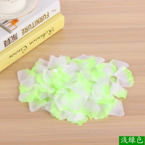 DUOFU Pétales de rose artificielles non tissés/tissu brillant en soie