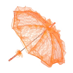 FEIFAN  parapluie décoratif en dentelle mini bois décoration pour fêtes et evenements