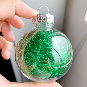 CHANGJIN ensemble de boules de Noël * 24pcs PET couleur plastique