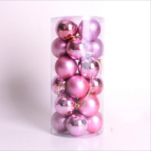 CHANGJIN ensemble de boules de Noël * 24pcs plaqué seau en plastique (sous réserve de la photo sur 1688, individuellement en rupture de stock ne sont pas disponibles)
