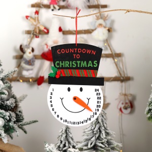 Calendrier de Noël non tissé en tissu  décoration de noel