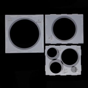 FUXIFU Boîte de mesure pour ballon en plastique blanc