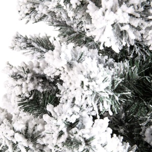 XINYANG Arbre de Noël flocage PVC blanc flocon de neige Décoration sapin de noel