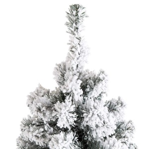 XINYANG Arbre de Noël flocage PVC blanc flocon de neige Décoration sapin de noel