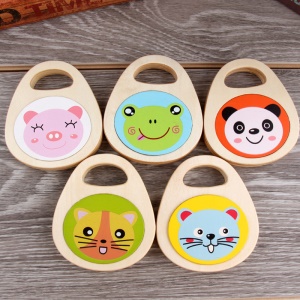 WODI Castagnettes  animaux en bois