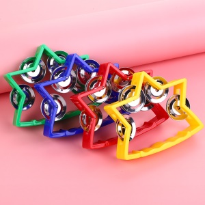 MIFENGPAI Sonnette à main pour enfants Mini cinq étoiles et quatre cloches