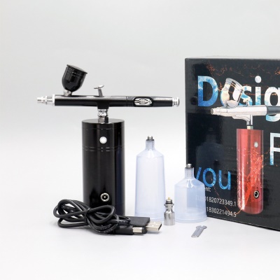 Ensemble de mini-aérographe à pompe rechargeable tout-en-un