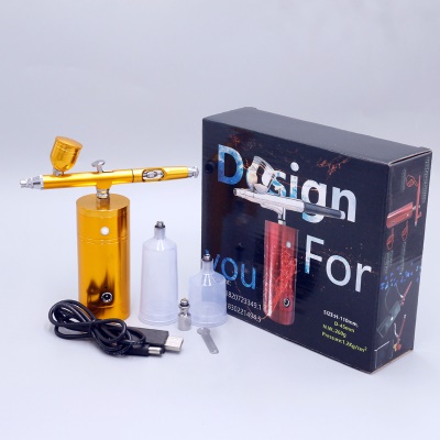 Ensemble de mini-aérographe à pompe rechargeable tout-en-un