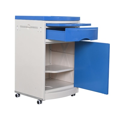 JISHENG Table de chevet médicale avec tiroirs