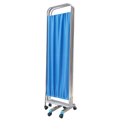 JINGKANG Rideau de séparation de lit médical pliable en acier inoxydable paravent médical