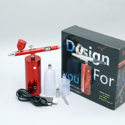 Ensemble de mini-aérographe à pompe rechargeable tout-en-un