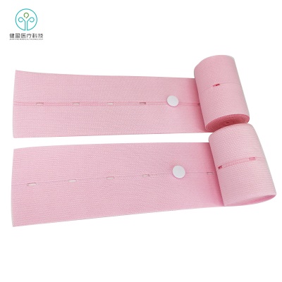 Bandeau ventral à haute élasticité et à œillets réglables