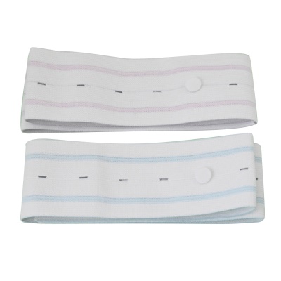 Bandeau abdominal en tricot stretch doux avec bouton