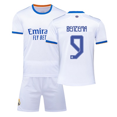 Ensemble 2 pièces maillot de football du Real Madrid 21-22 domicile/extérieur