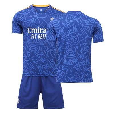 Ensemble 2 pièces maillot de football du Real Madrid 21-22 domicile/extérieur