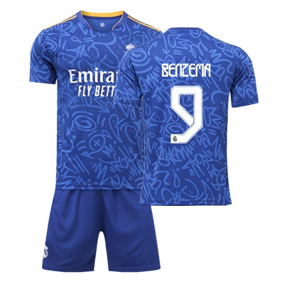 Ensemble 2 pièces maillot de football du Real Madrid 21-22 domicile/extérieur