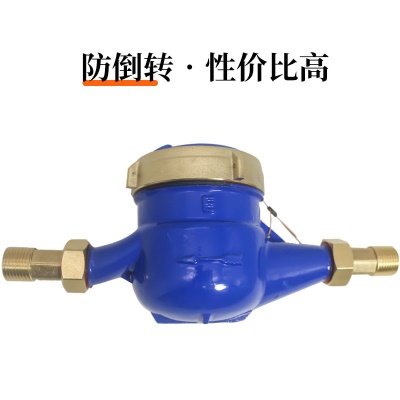 Compteur d'eau tout en  cuivre avec peinture antirouille humide