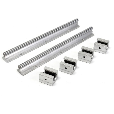 ESATA  Ensemble combiné de glissières pour rails * 6pcs 2 glissières SBR20 + 4 glissières SBR20UU