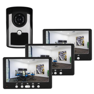 SYSD Système de contrôle d'accès intelligent 7 pouces avec interphone vidéo HD étanche