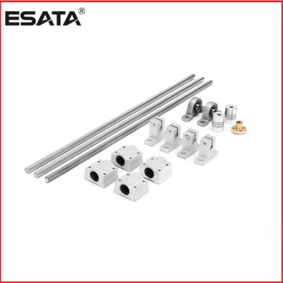 Set de vis trapézoïdale ESATA * 15pcs en acier