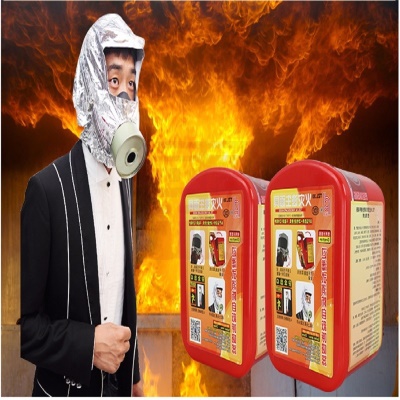 Exsafety  Masque à gaz avec Filtre Résistant au feu et à la fumée