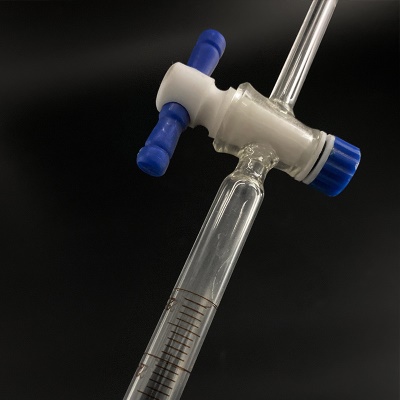 Compte-gouttes acide de laboratoire classe A avec piston gradué