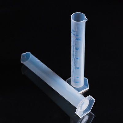 OKMEI  Tube gradué en plastique transparent 50ml avec graduation