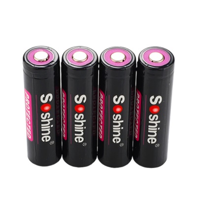 SOSHINE 18650 Batterie au lithium  3.7V 3100mAh