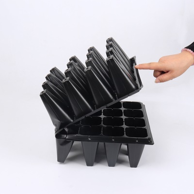HAOD Plaque d'acupuncture 32 trous en PET noir