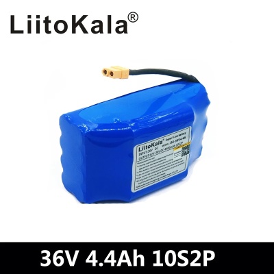 LiitoKala Batterie au lithium 10S2P 4400mAh 36V