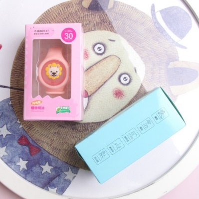 Bracelet anti-moustique avec dessin animé lumineux