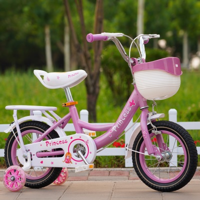 ZHILINGTONG vélo pour enfants avec siège arrière roues auxiliaires avec cadre de voiture