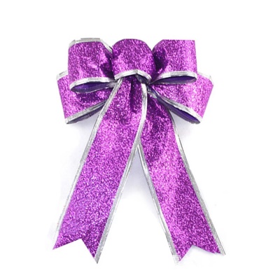 porte-bonheur arbre de noël en tissu doré