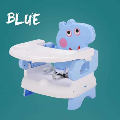 Chaise de salle à manger pour enfants pliable et portable en plastique