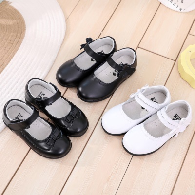 Chaussures en cuir pour fille avec semelle TUR en cuir de vache véritable
