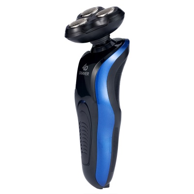 Rasoir électrique à trois têtes d'arc de surface de couteau rechargeable