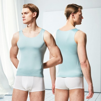 Gilet homme Ice Silk respirant et ne se décolore pas facilement