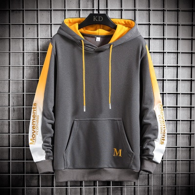 Sweat homme avec capuche en fibre de polyester