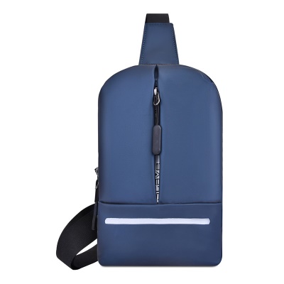 Sac à bandoulière pour homme tissu Oxford  avec bandes réfléchissantes